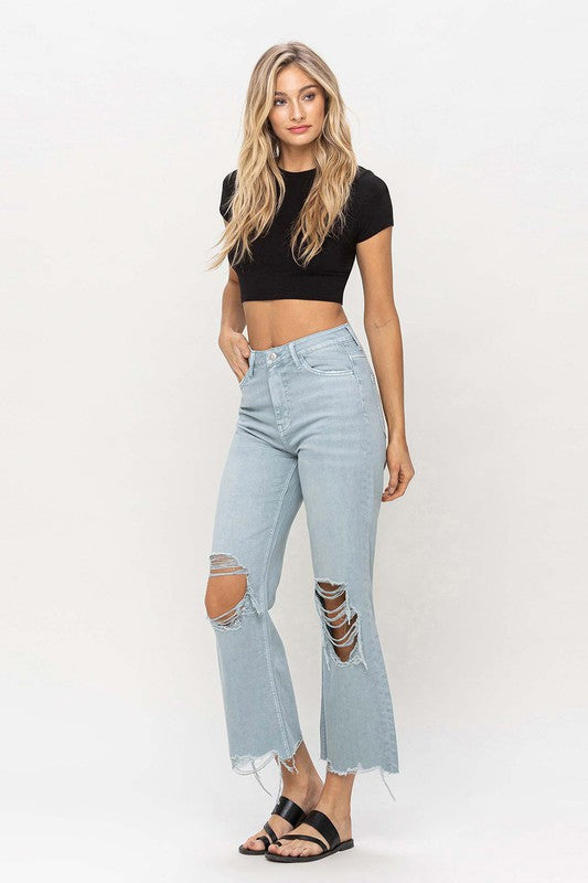 CLASSIC 90S VIBE FLARE JEANS