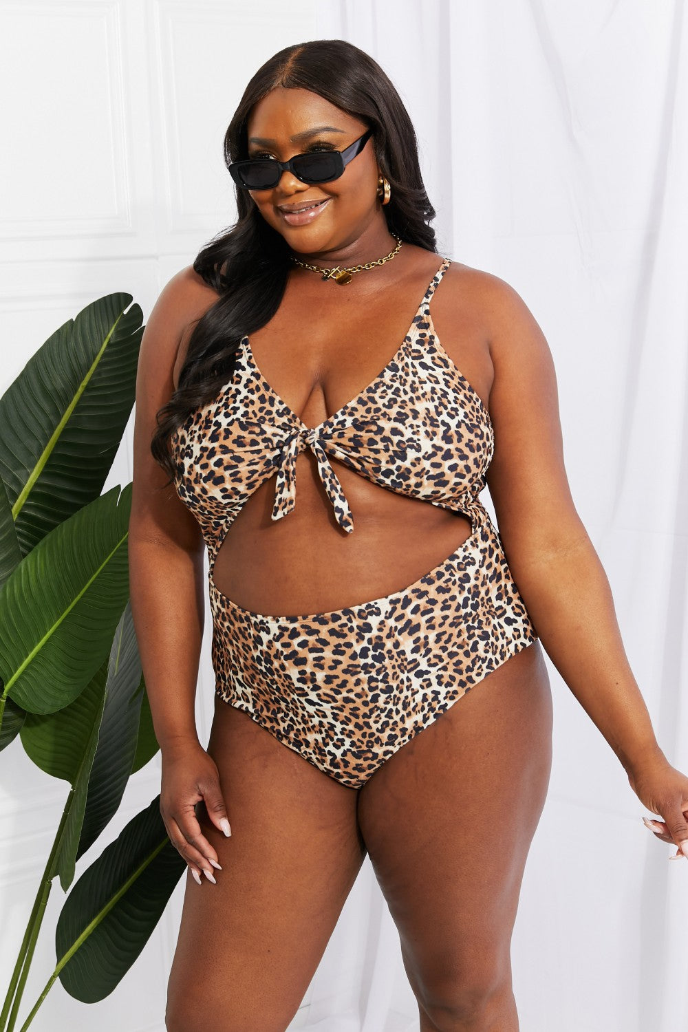 SASSY ON THE SEA CUTOUT ONE-PIECE SWIMSUIT