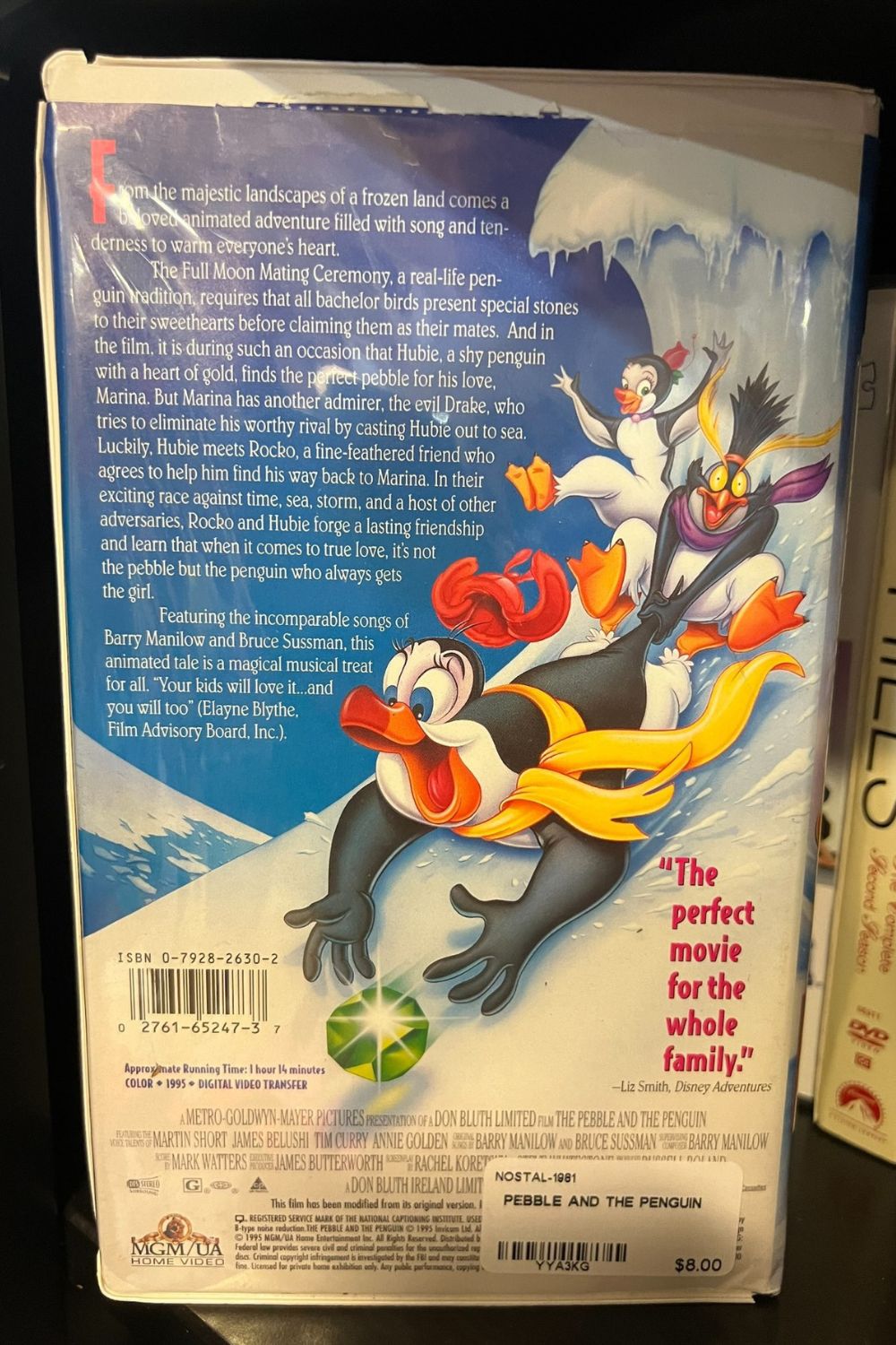 PEBBLE AND THE PENGUIN VHS*