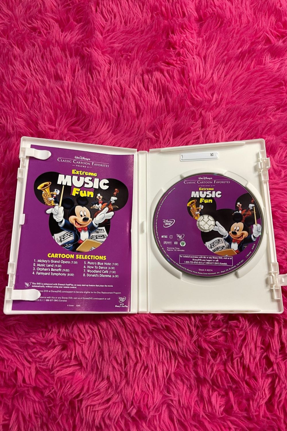 DISNEY EXTREME MUSIC FUN DVD*