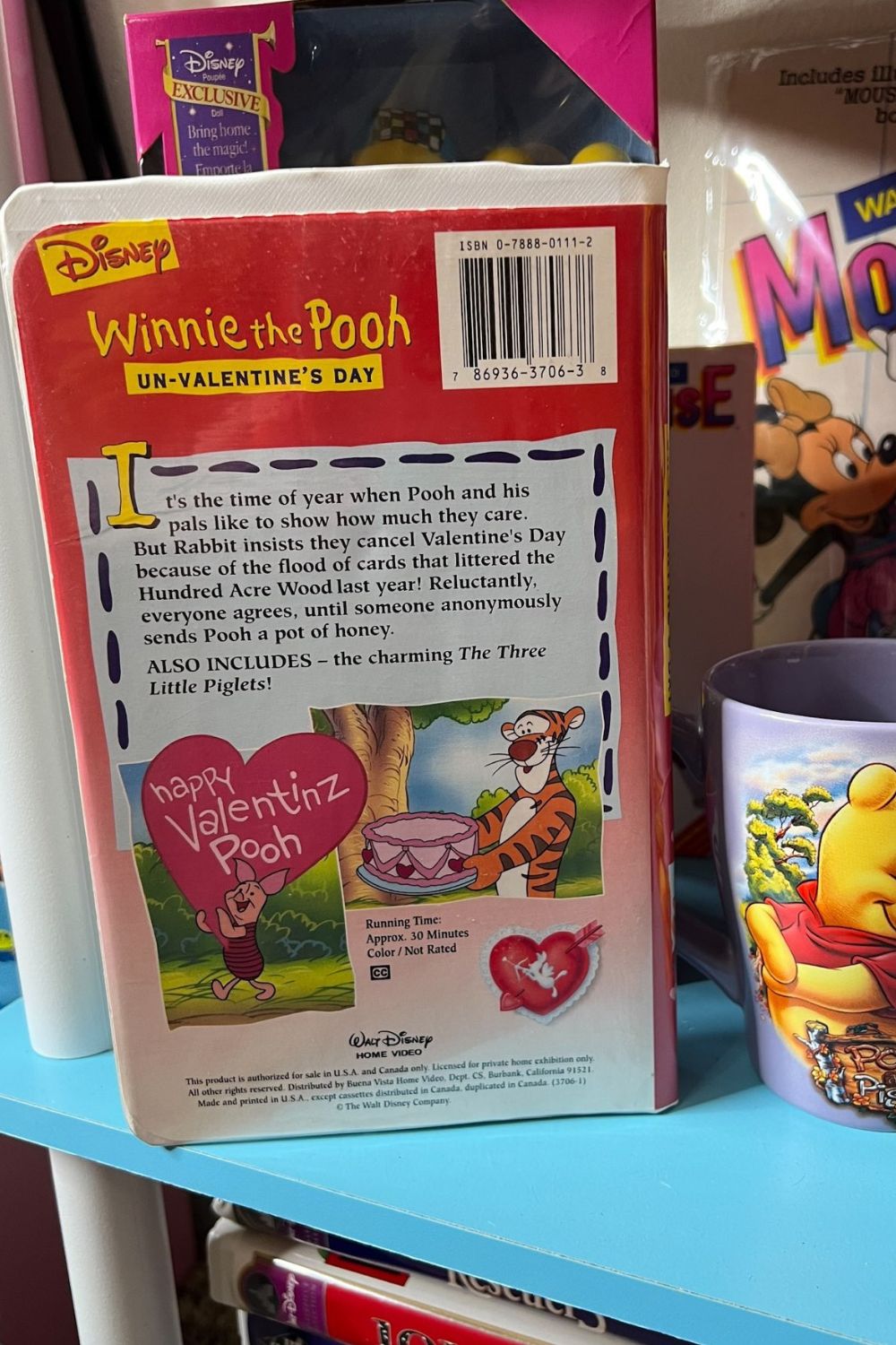 WINNIE THE POOH: UN-VALENTINES DAY VHS*