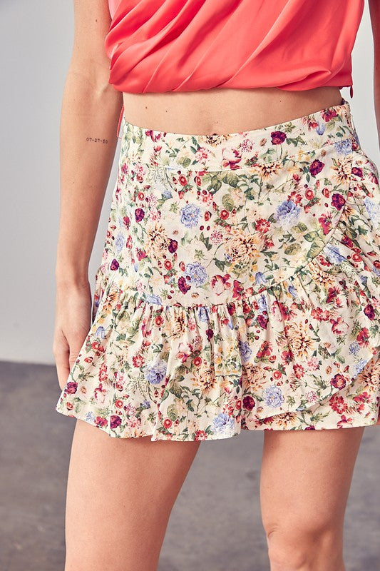 CHERRY GARDEN MULTI SKORT