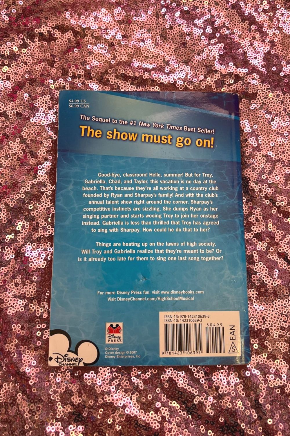 HIGH SCHOOL MUSICAL 2 - JUNIOR NOVEL BOOK*