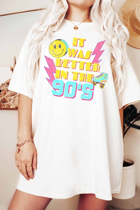 IT WAS BETTER IN THE 90S GRAPHIC TEE - CURVY