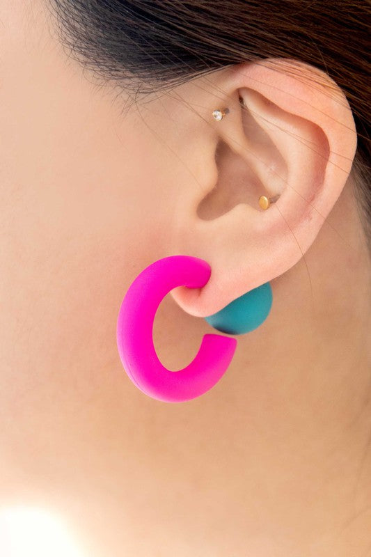 NEON IS LOVE EARRINGS