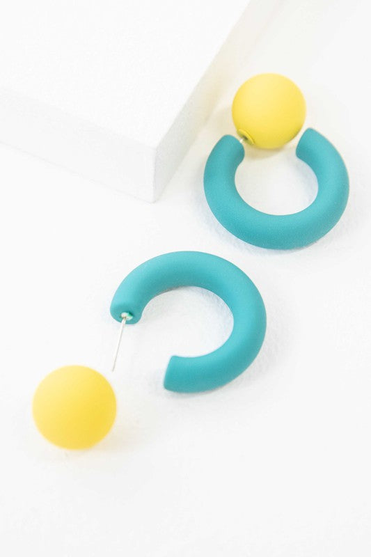 NEON IS LOVE EARRINGS