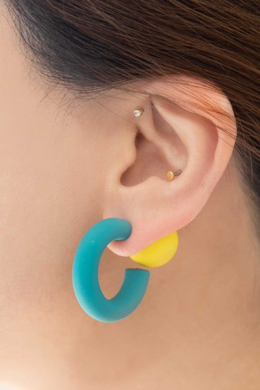 NEON IS LOVE EARRINGS