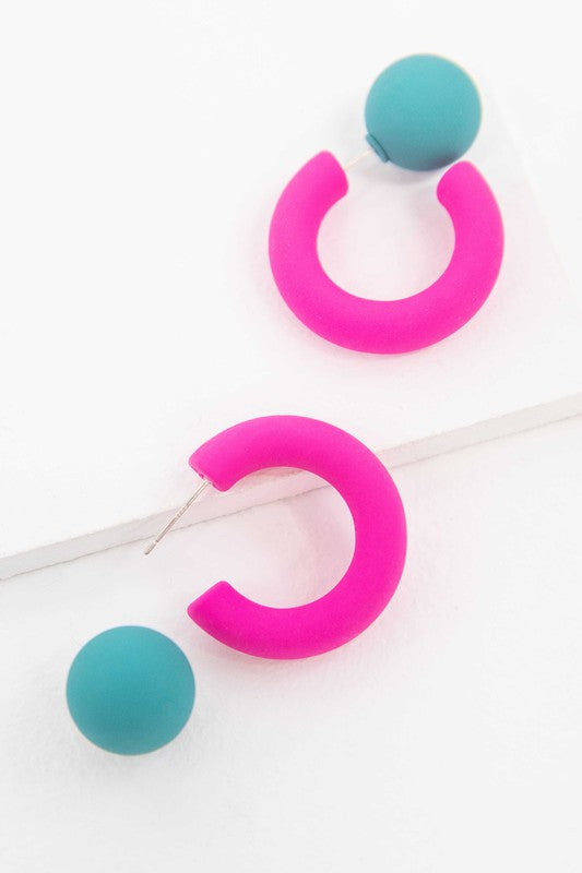 NEON IS LOVE EARRINGS