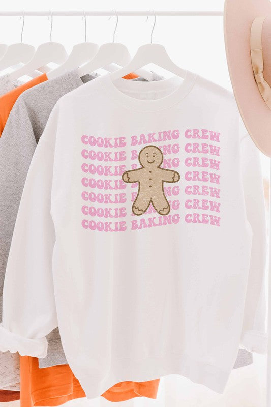 COOKIE BAKING CREW GRAPHIC SWEATSHIRT