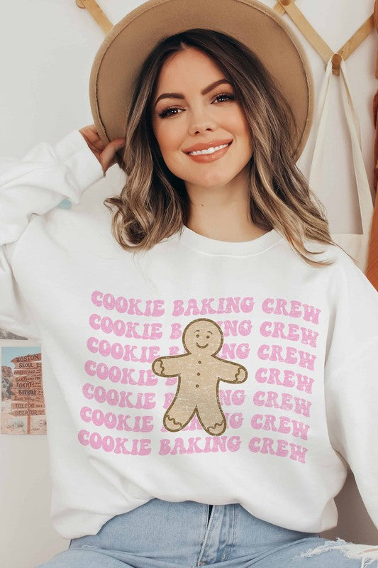 COOKIE BAKING CREW GRAPHIC SWEATSHIRT