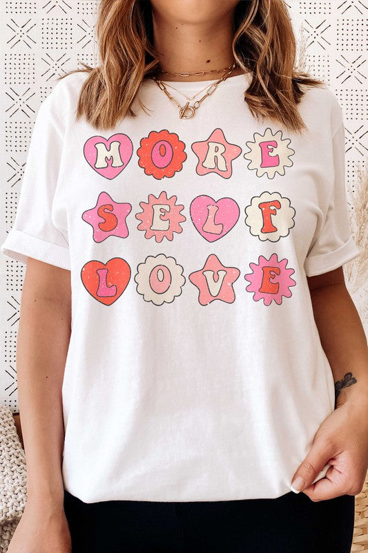 MORE SELF LOVE GRAPHIC TEE - CURVY