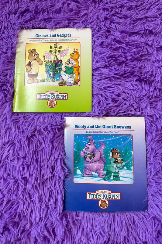 1986 TEDDY RUXPIN BOOK BUNDLE*