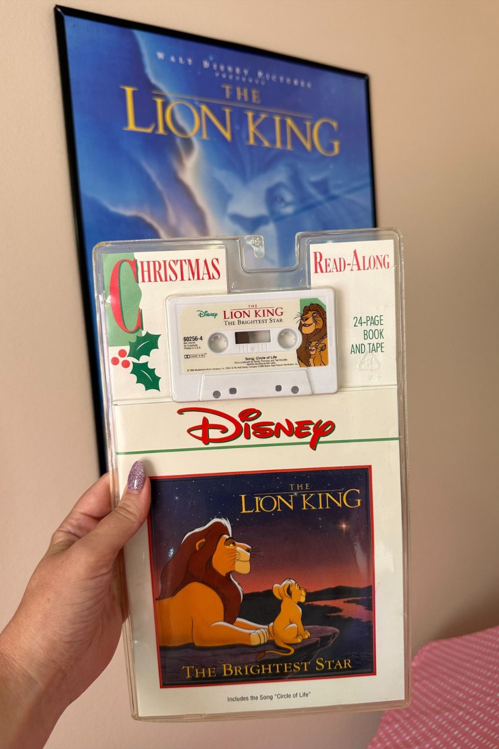 LION KING CHRISTMAS READ-ALONG "THE BRIGHTEST STAR" CASSETTE*