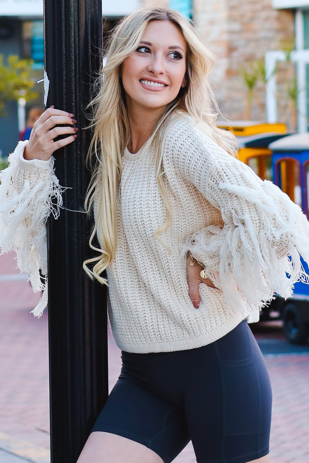 GET FRINGED UP GIRL SWEATER