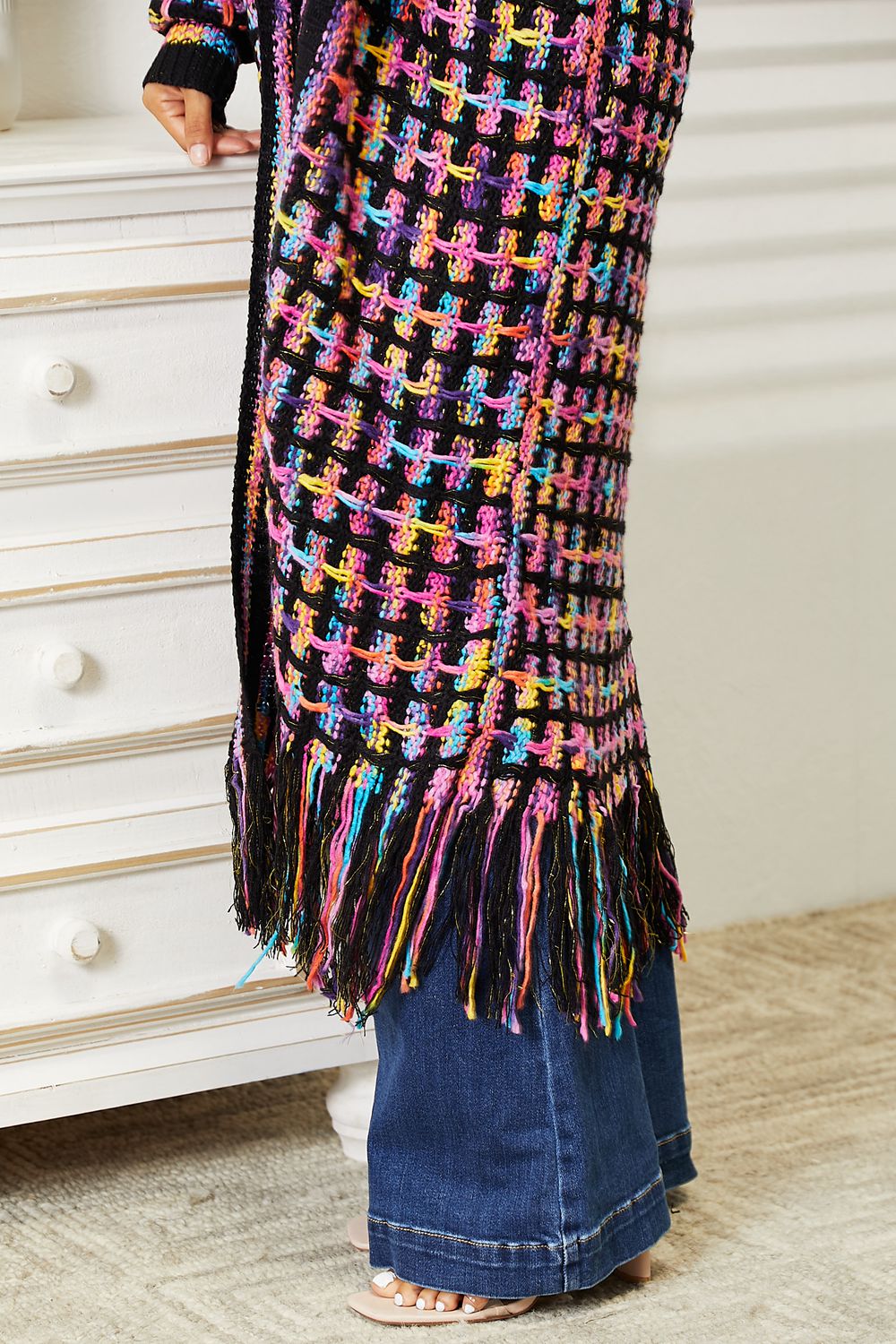 GROOVY MULTICOLOR BOHO CARDIGAN