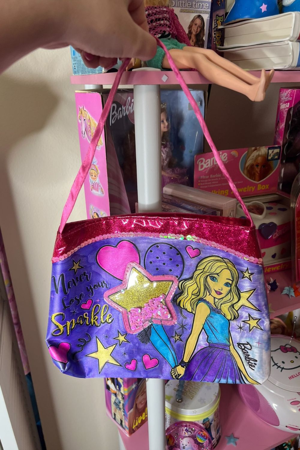 BARBIE GLITTER STAR BAG*