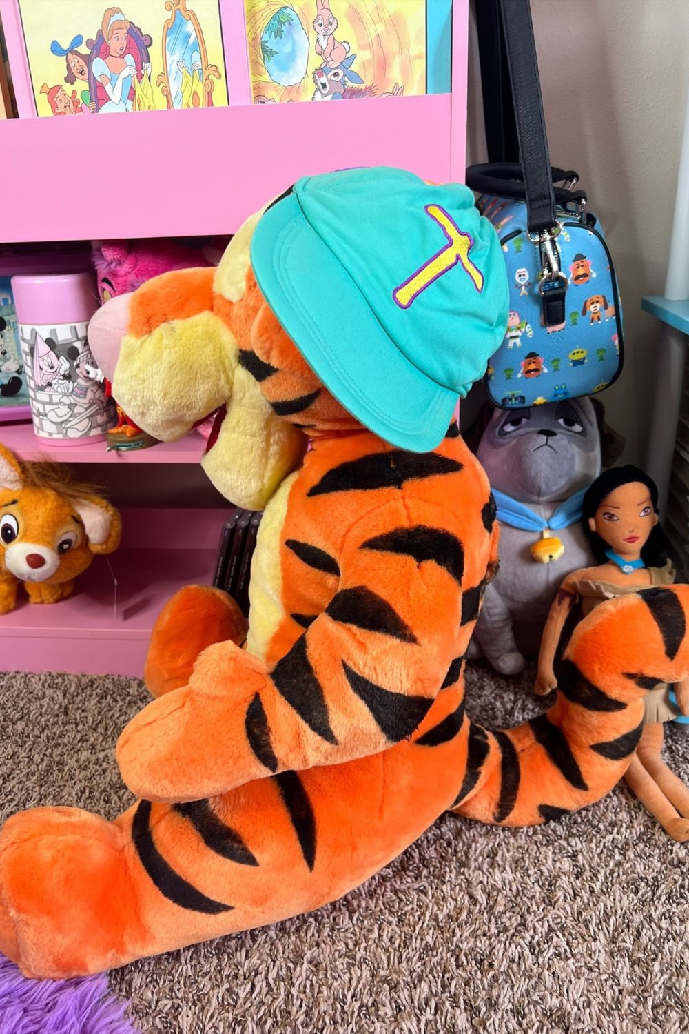 VINTAGE LARGE TALKING TIGGER PLUSH WITH HAT*