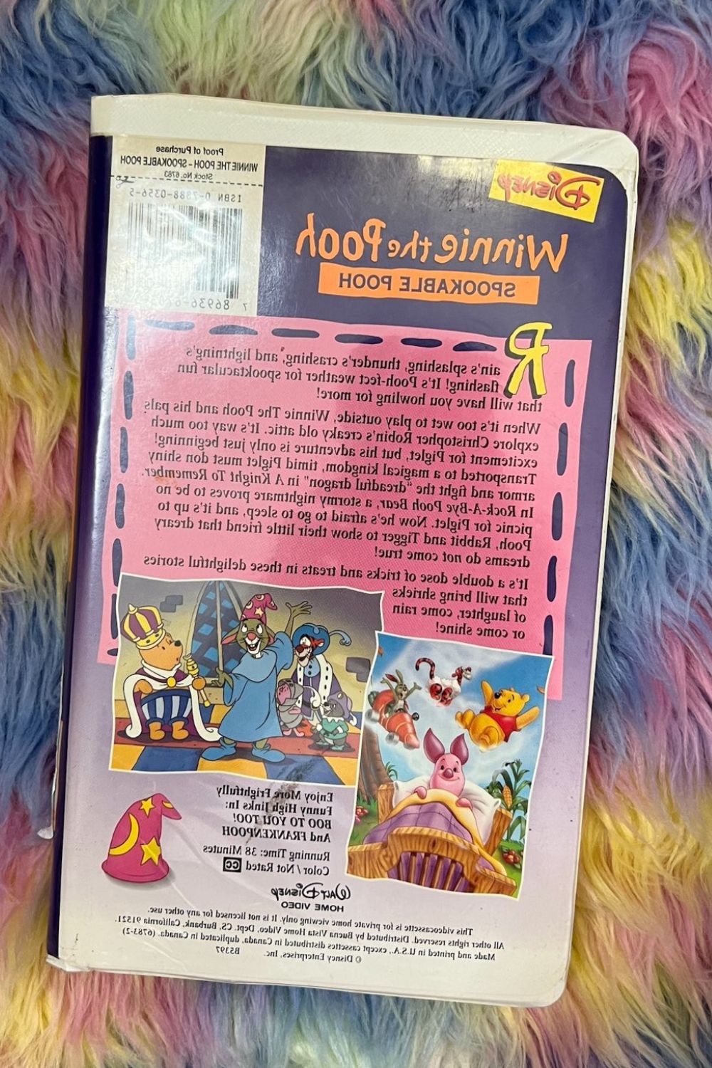 WINNIE THE SPOOKABLE POOH VHS*