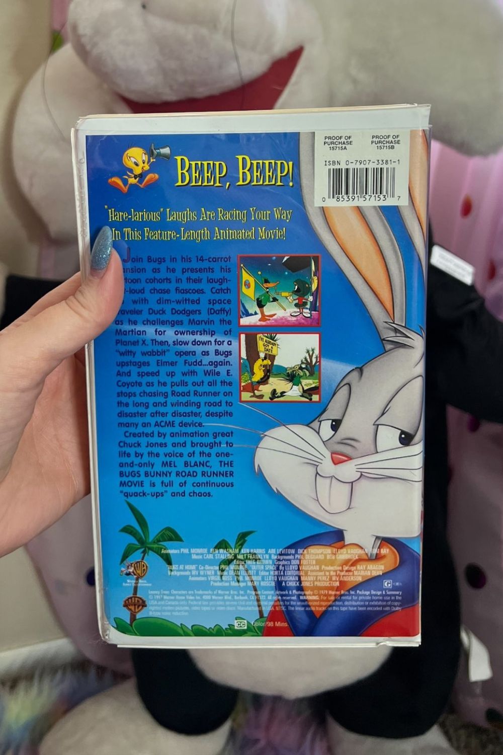 THE BUGS BUNNY & ROAD RUNNER MOVIE VHS*