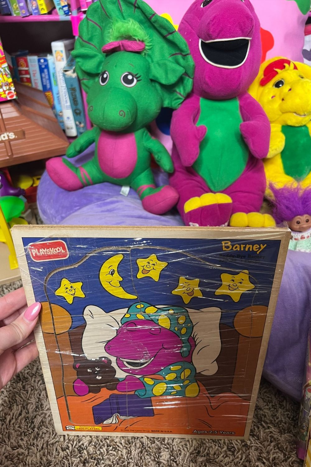 1993 NIGHT TIME BARNEY  PUZZLE*