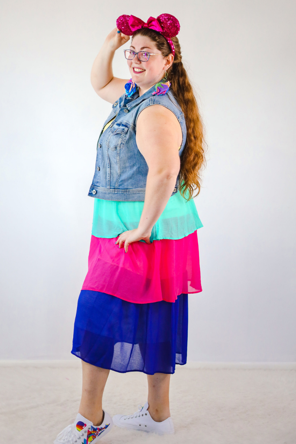 TROPICAL BLISS MIDI SKIRT