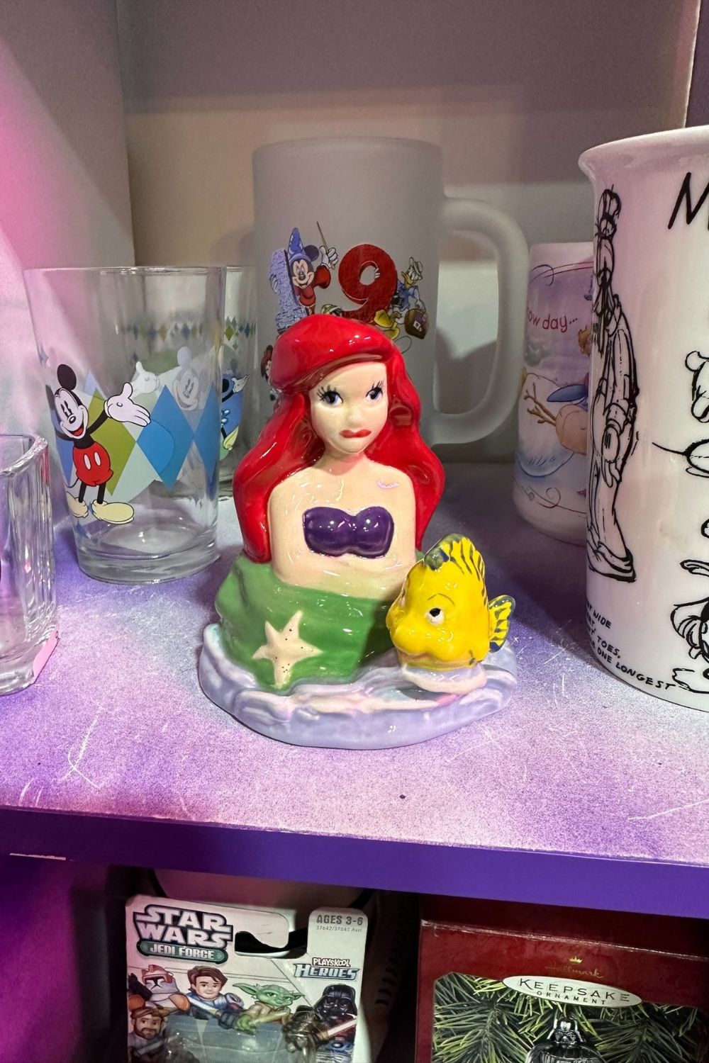 ARIEL & FLOUNDER SHELF PIECE*