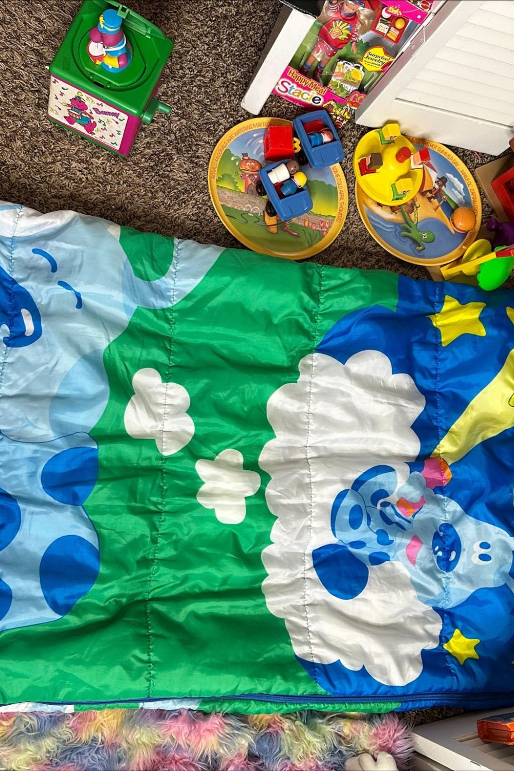 2002 BLUES CLUES SLEEPING BAG*