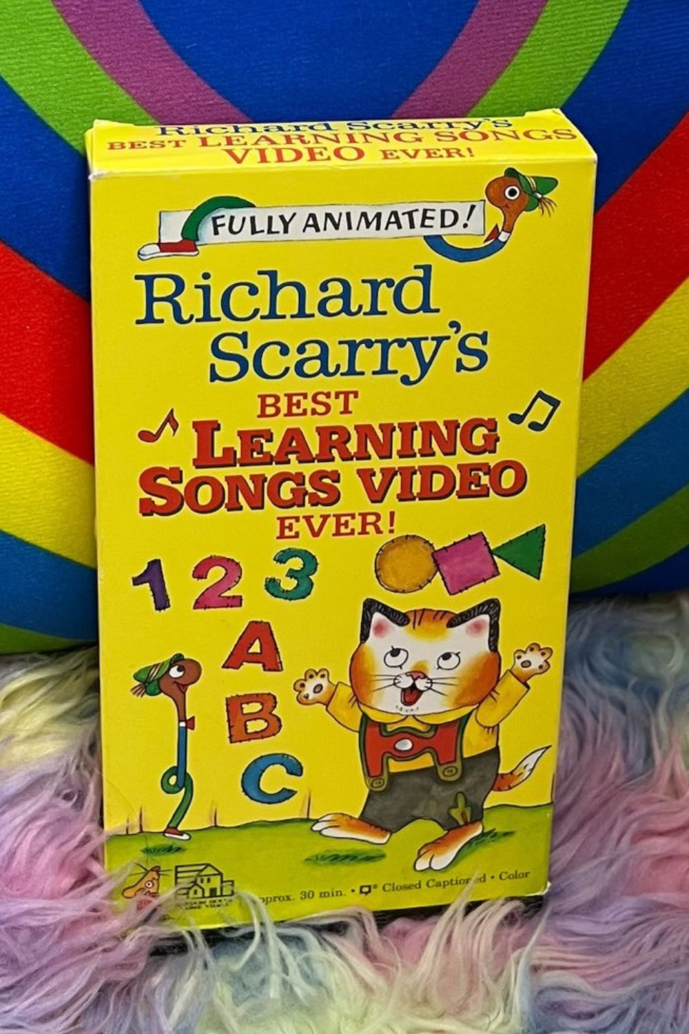 RICHARD SCARRY'S BEST LEARNING SONG VHS*