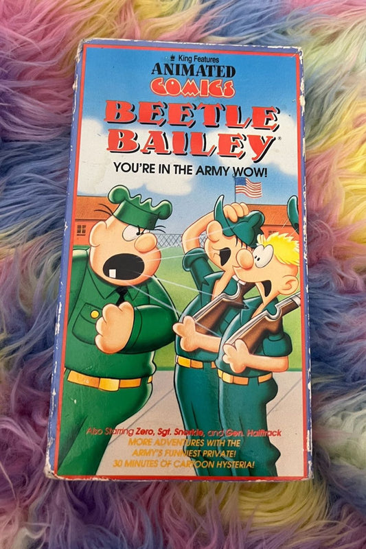 BEETLE BAILEY VHS - You're in the Army Now