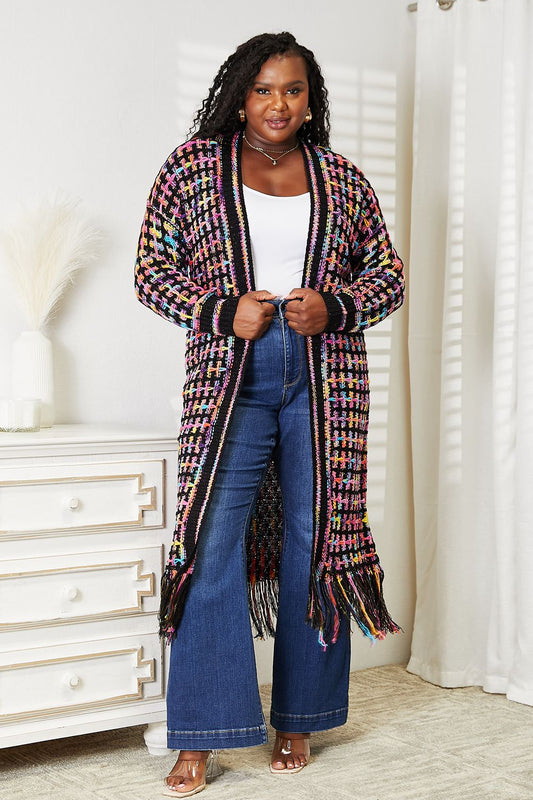 GROOVY MULTICOLOR BOHO CARDIGAN