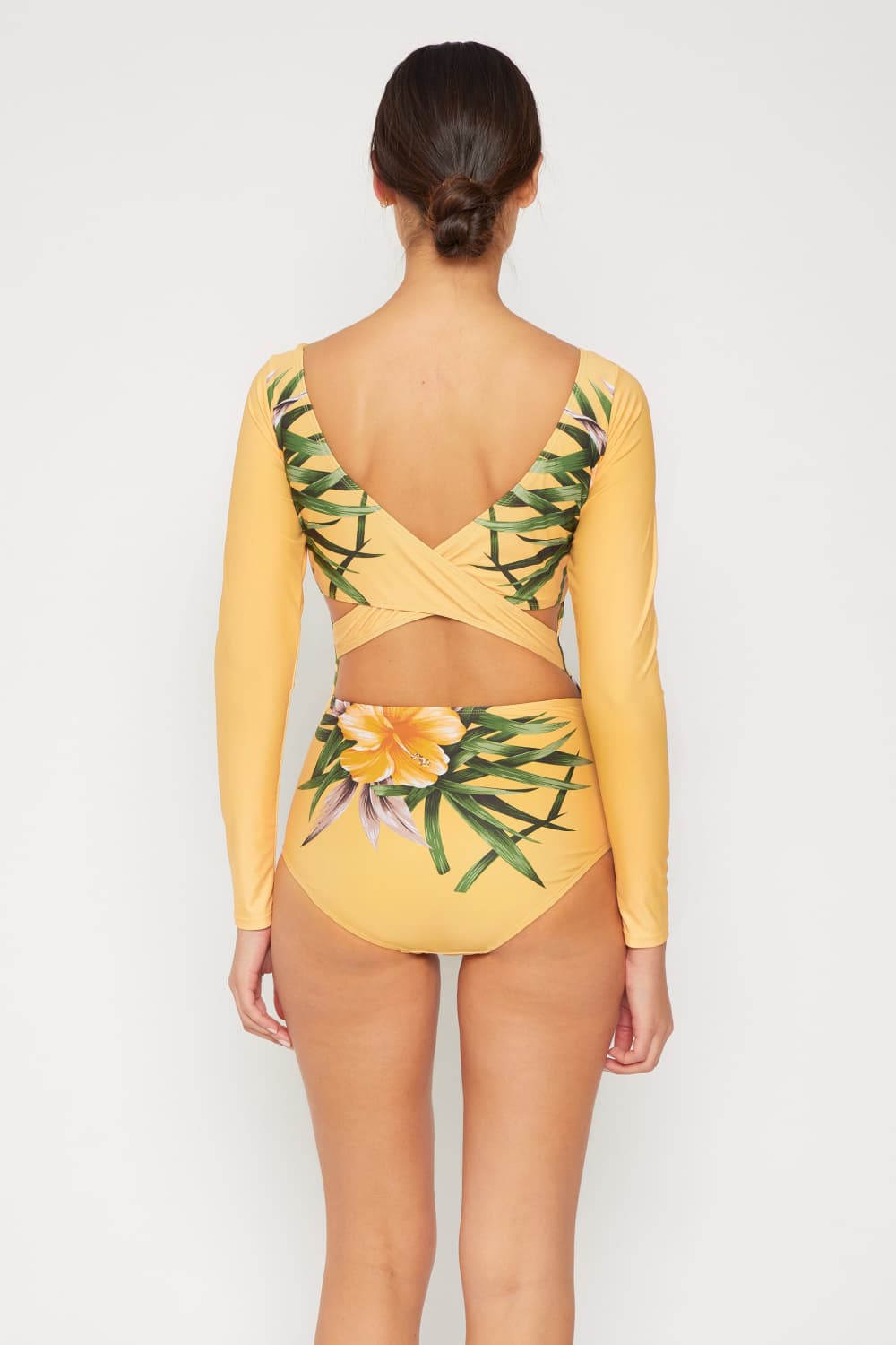 SUMMER HEAT LONGSLEEVE ONE-PIECE SWIMSUIT