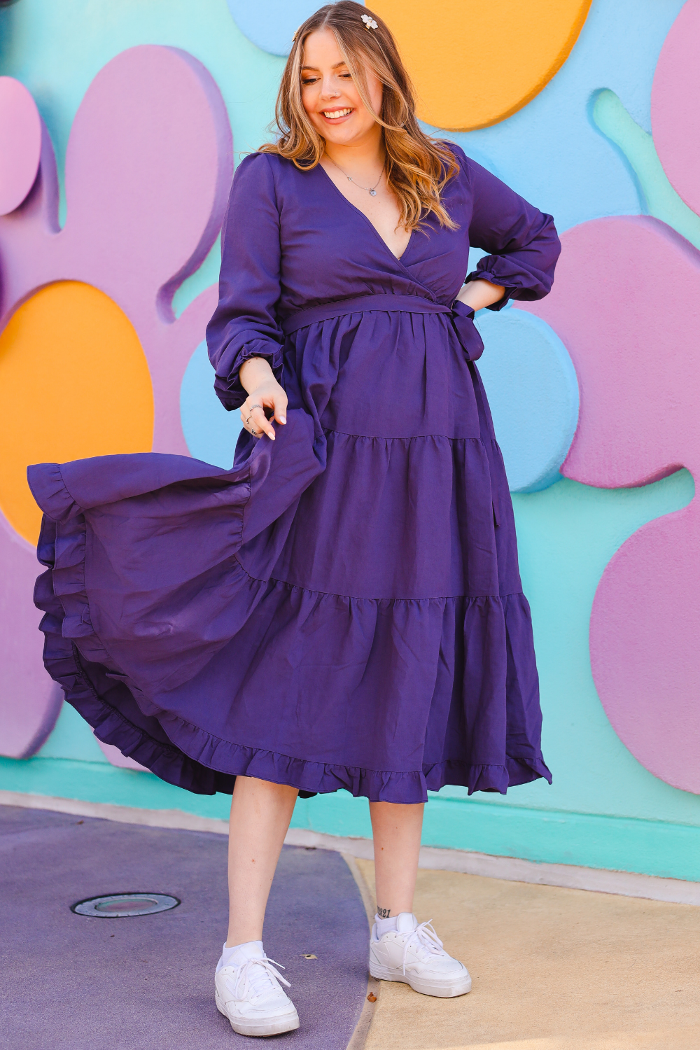 HURRICANE OF JACARANDAS DRESS