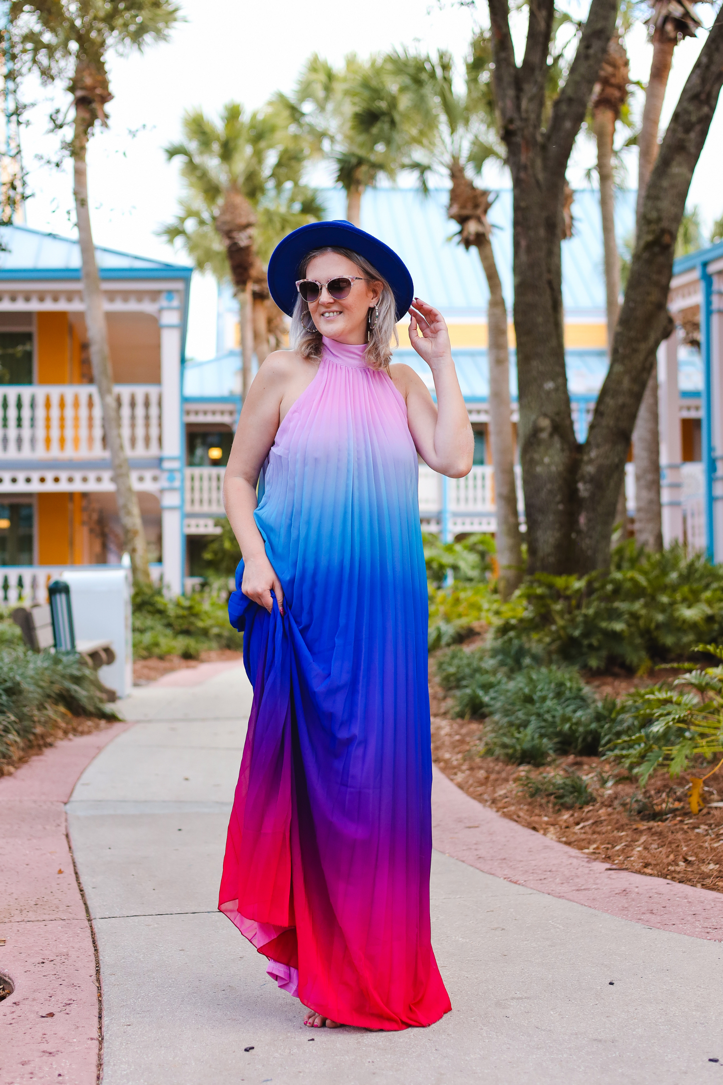 MAKE MY DAY COLORFUL MAXI DRESS*