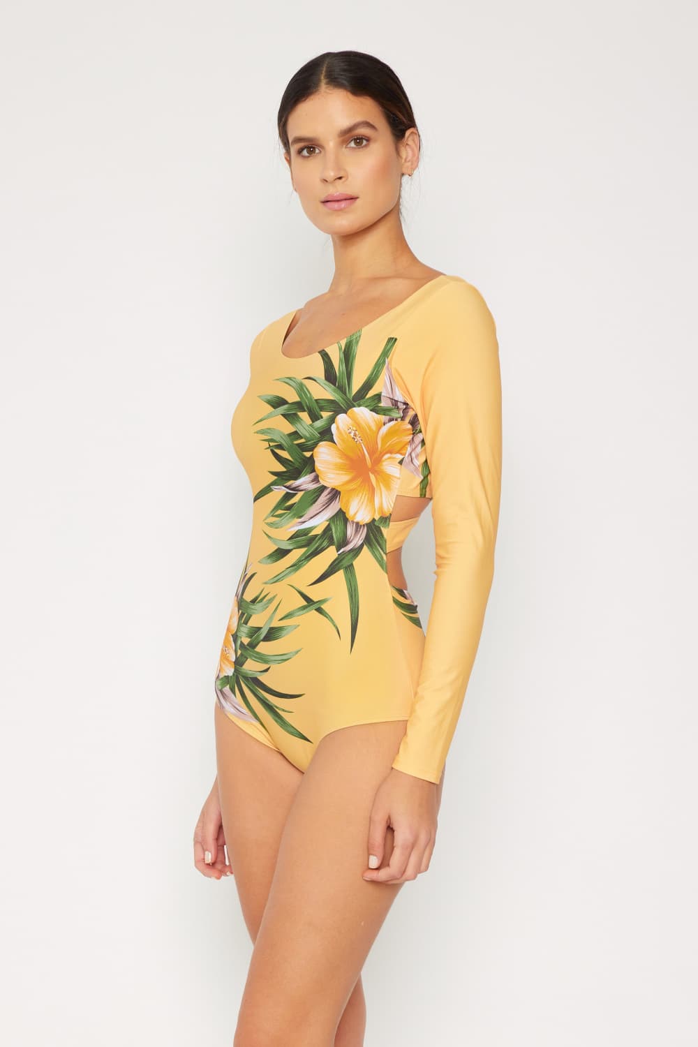 SUMMER HEAT LONGSLEEVE ONE-PIECE SWIMSUIT