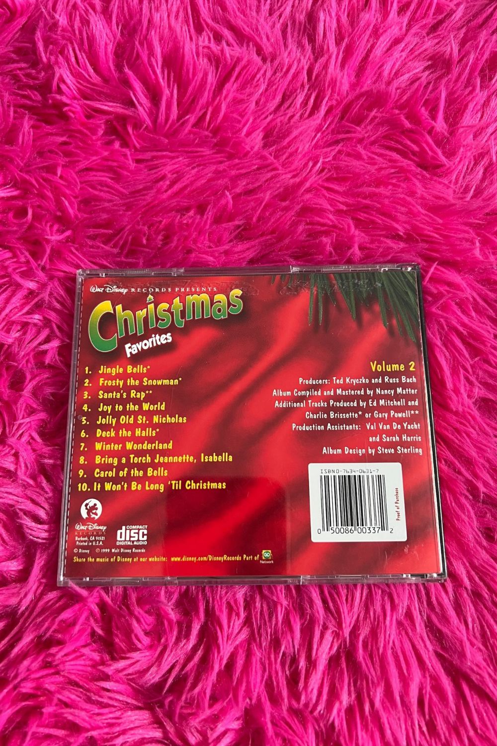 DISNEY - CHRISTMAS FAVORITES CD*