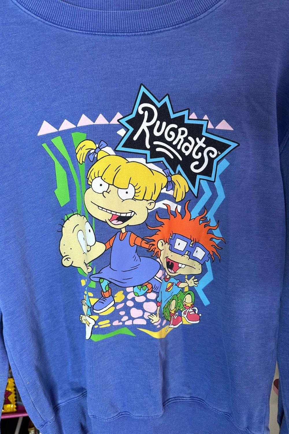 rugrats long sleeve crop top