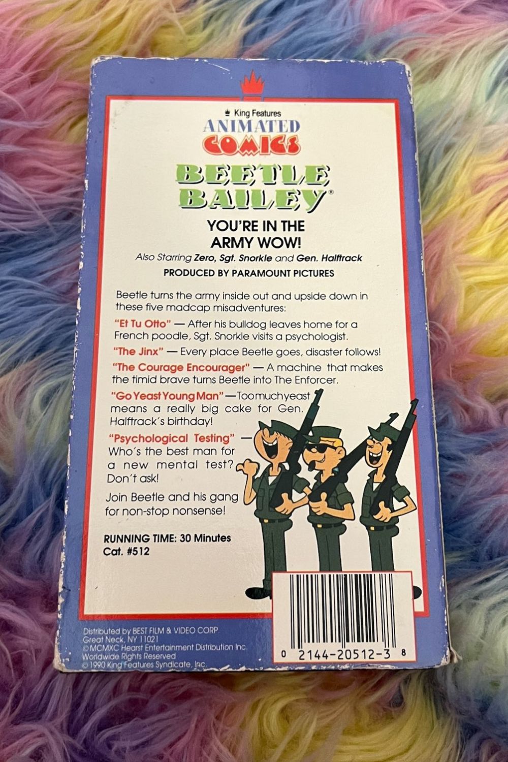 BEETLE BAILEY VHS - You're in the Army Now