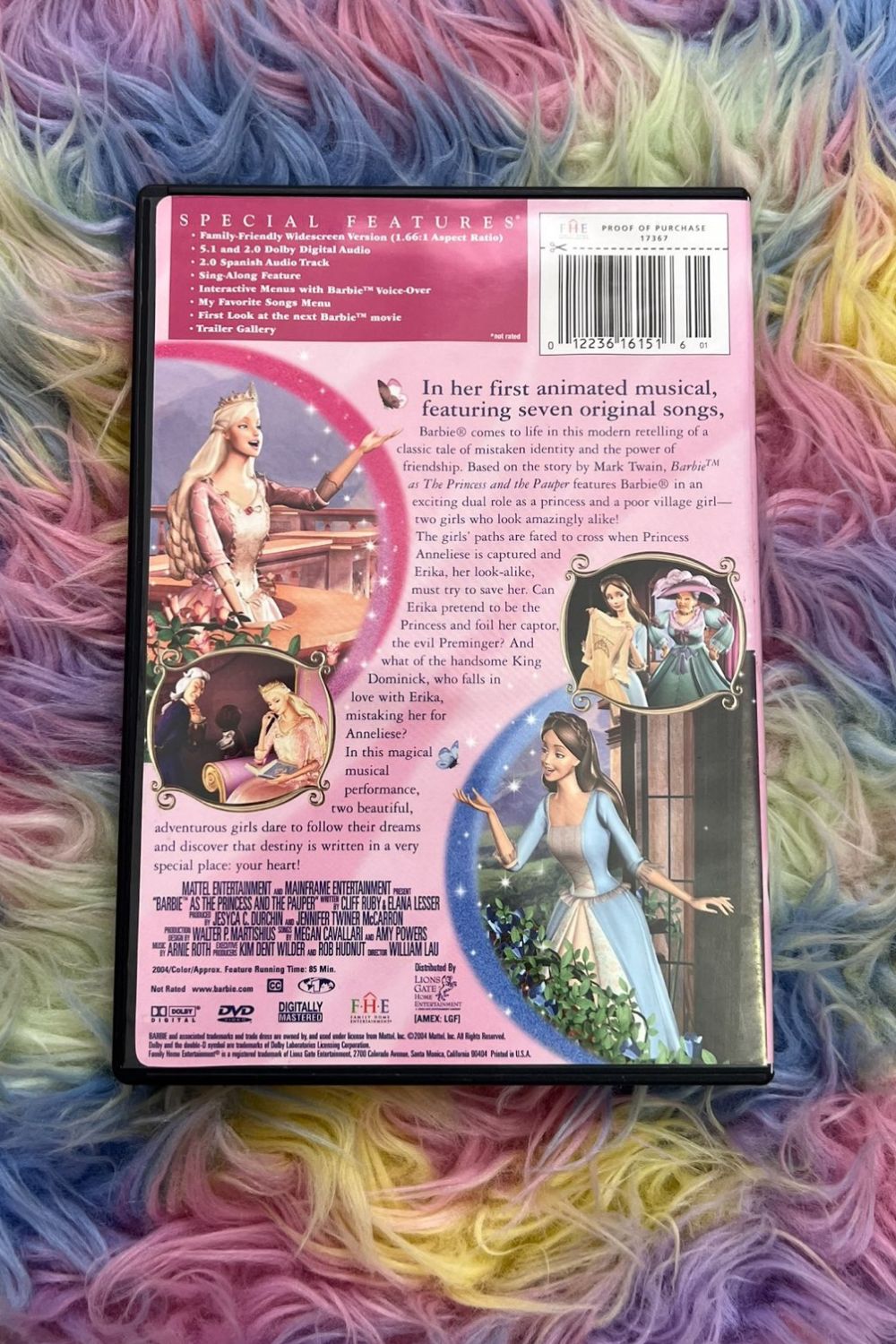 BARBIE - THE PRINCESS AND THE PAUPER DVD*