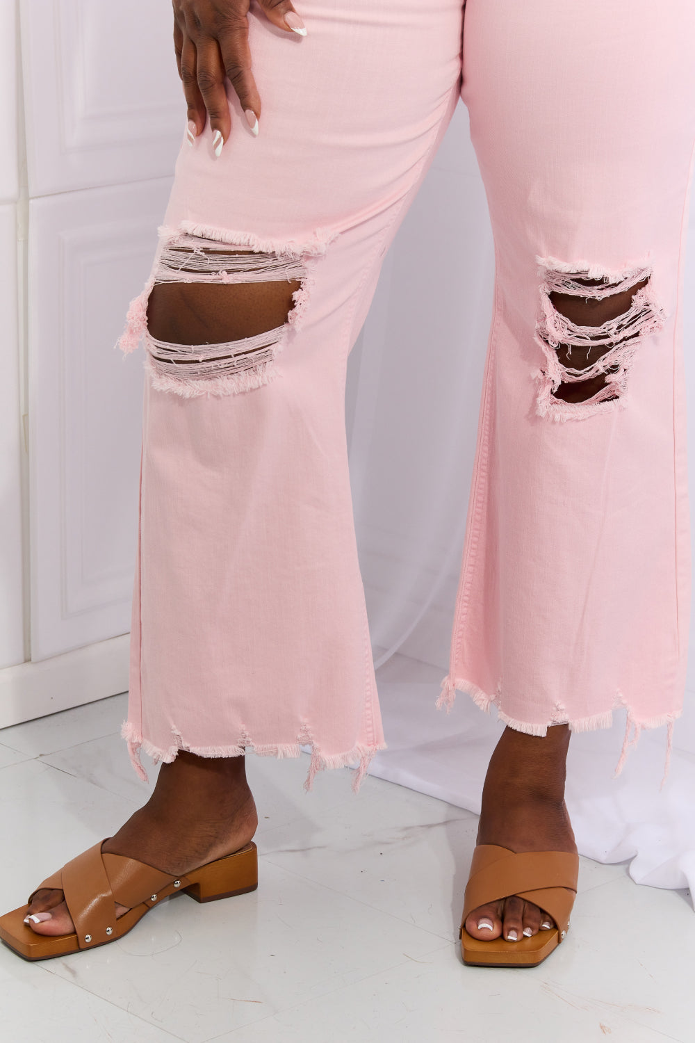 STEAL AWAY ANKLE FLARE JEANS