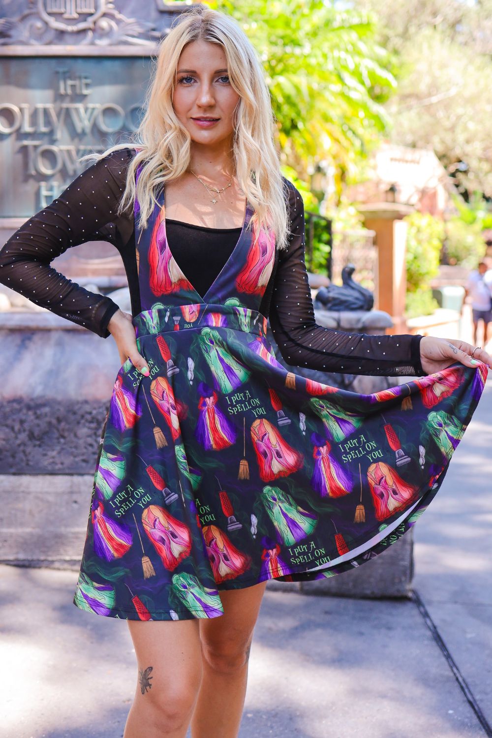I’LL PUT A SPELL ON YOU PINAFORE DRESS