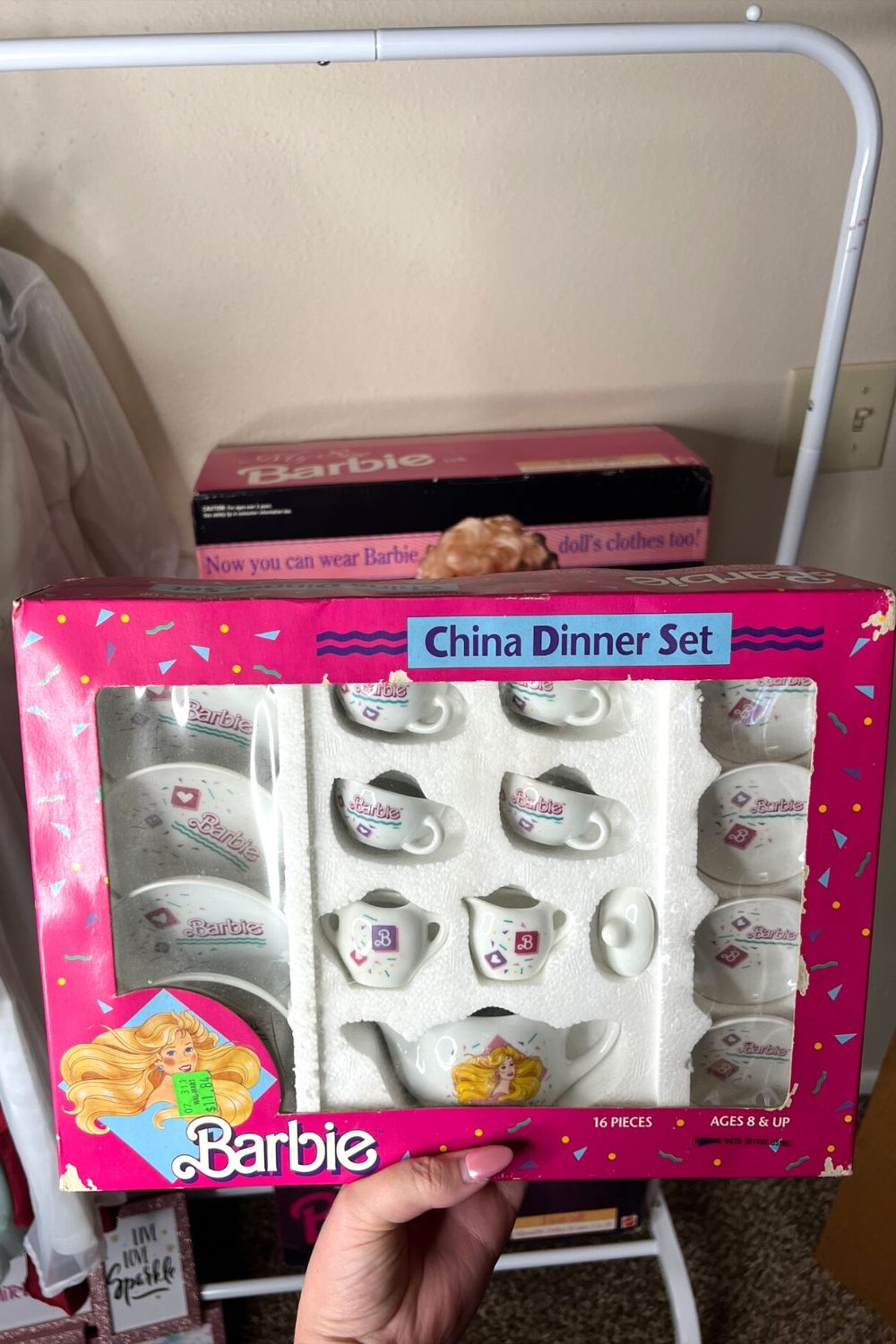 Barbie china tea online set 1989