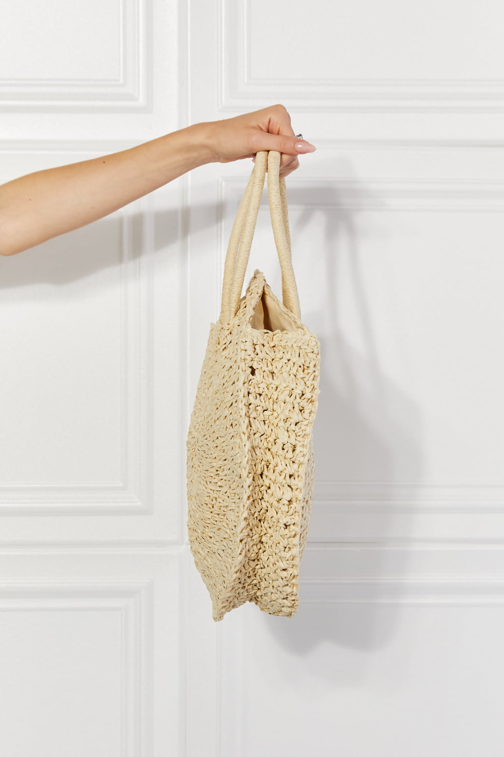 STEAL MY SUNSHINE STRAW RATTAN HANDBAG