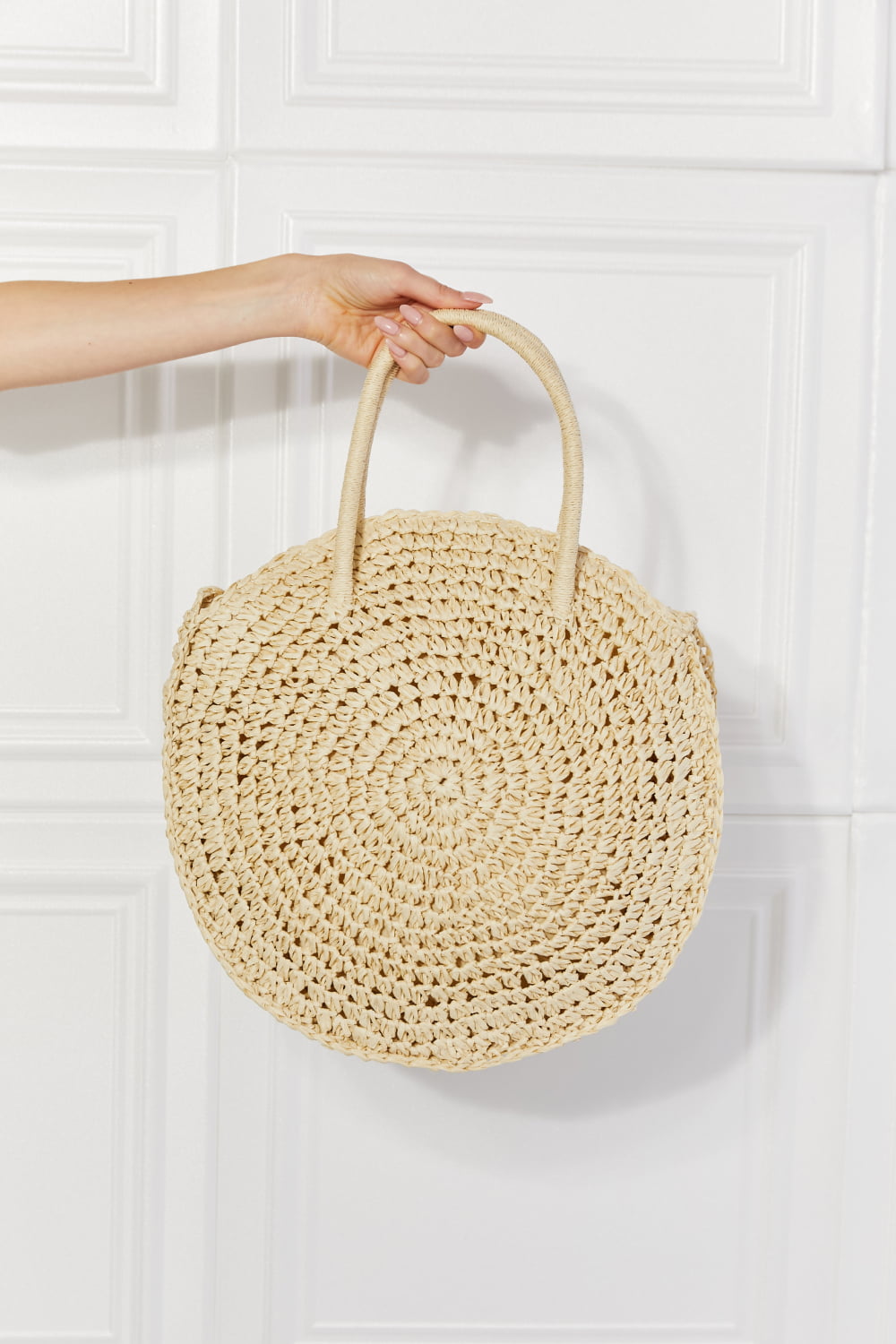 STEAL MY SUNSHINE STRAW RATTAN HANDBAG