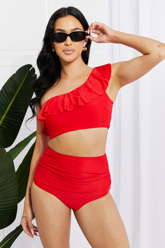 LIVIN' LA VIDA LOCA ONE SHOULDER BIKINI