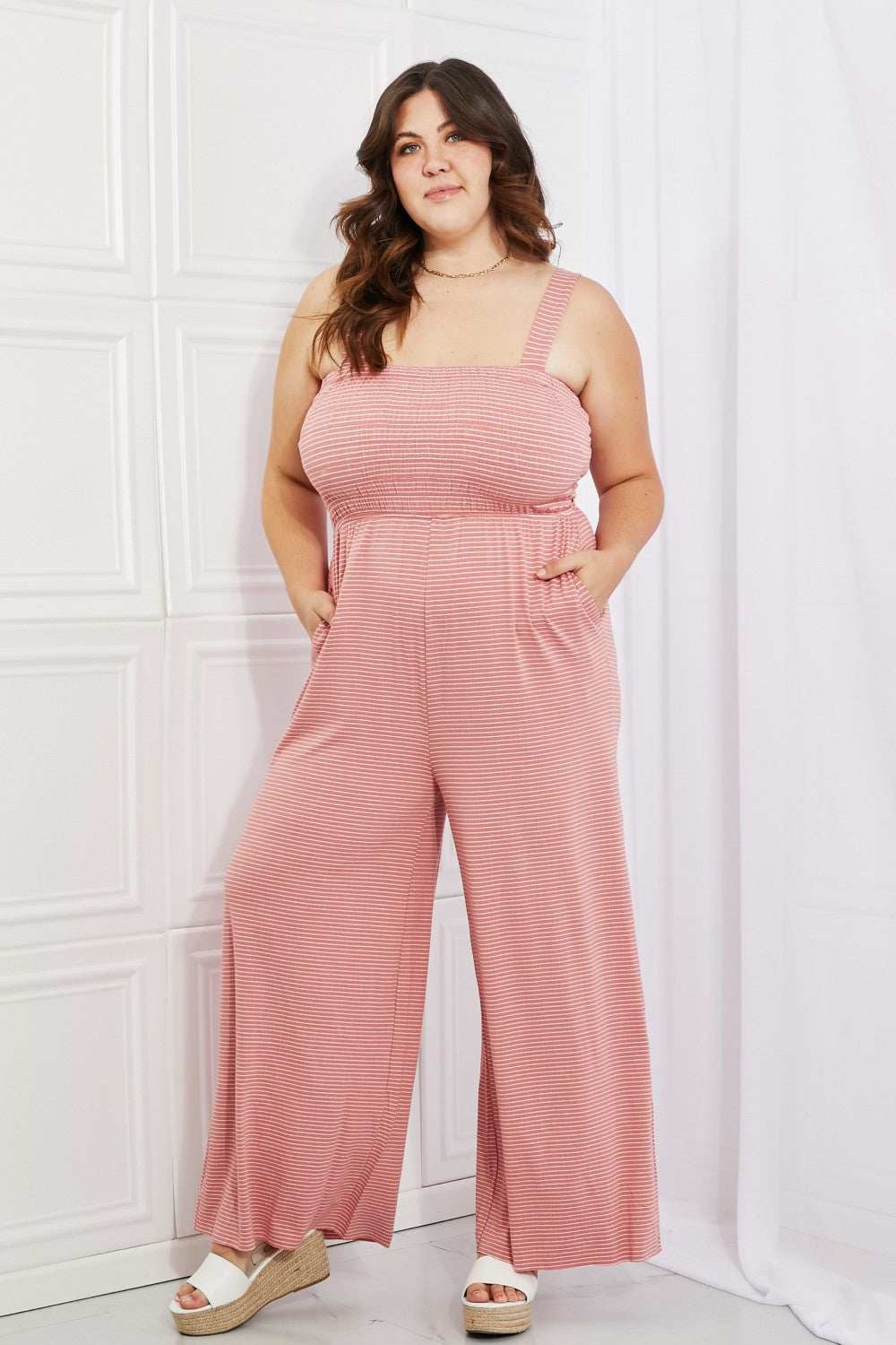 SUMMER LOVE STRIPED JUMPSUIT