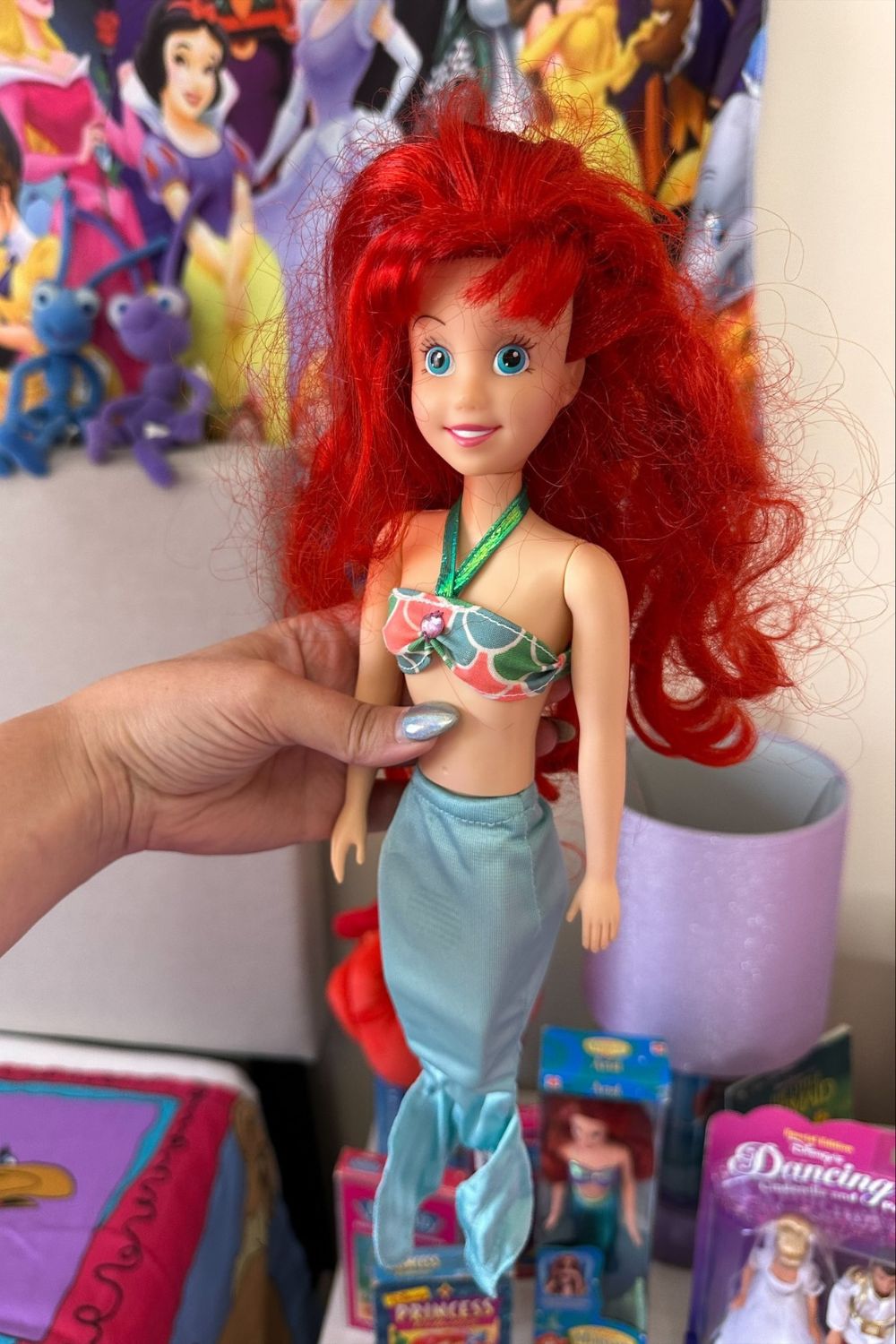 Singing ariel store doll 90s