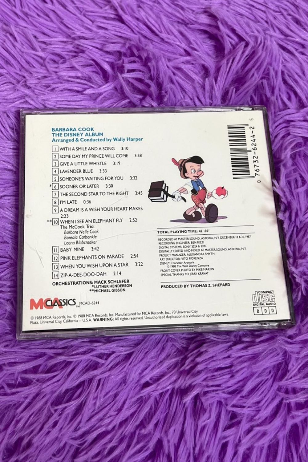 BARBARA COOK - THE DISNEY ALBUM CD*