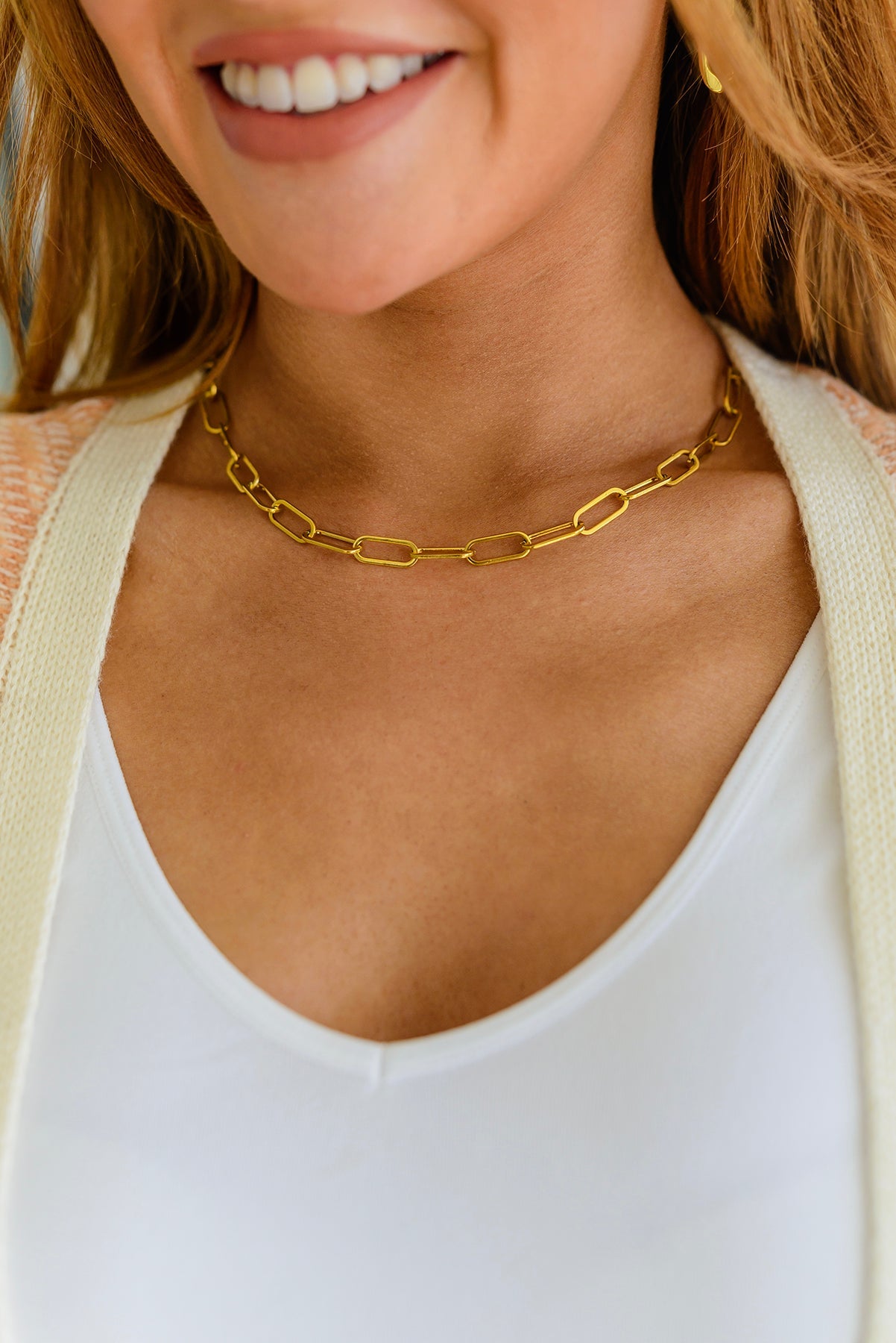 THE PYT PAPER CLIP CHAIN NECKLACE