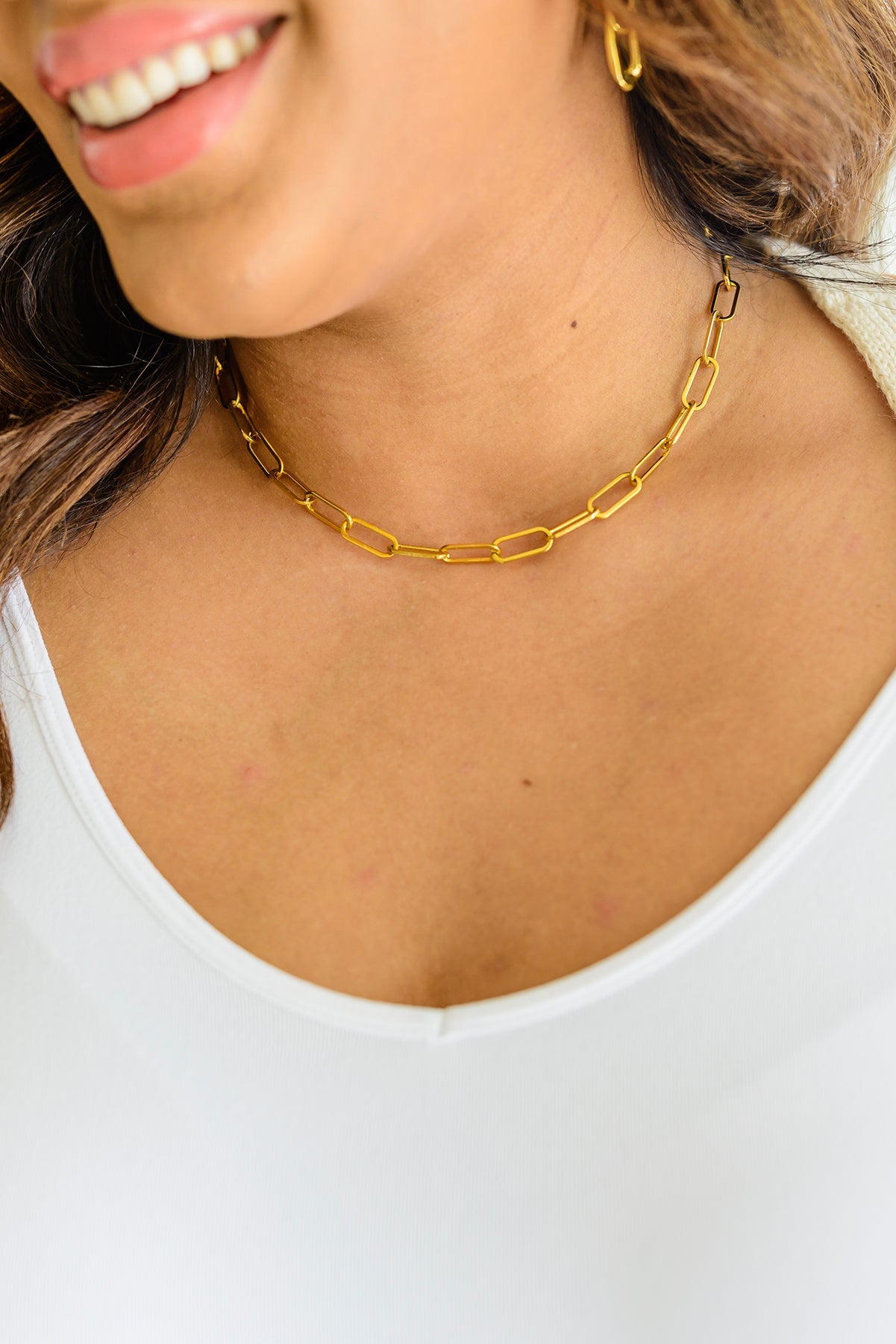 THE PYT PAPER CLIP CHAIN NECKLACE
