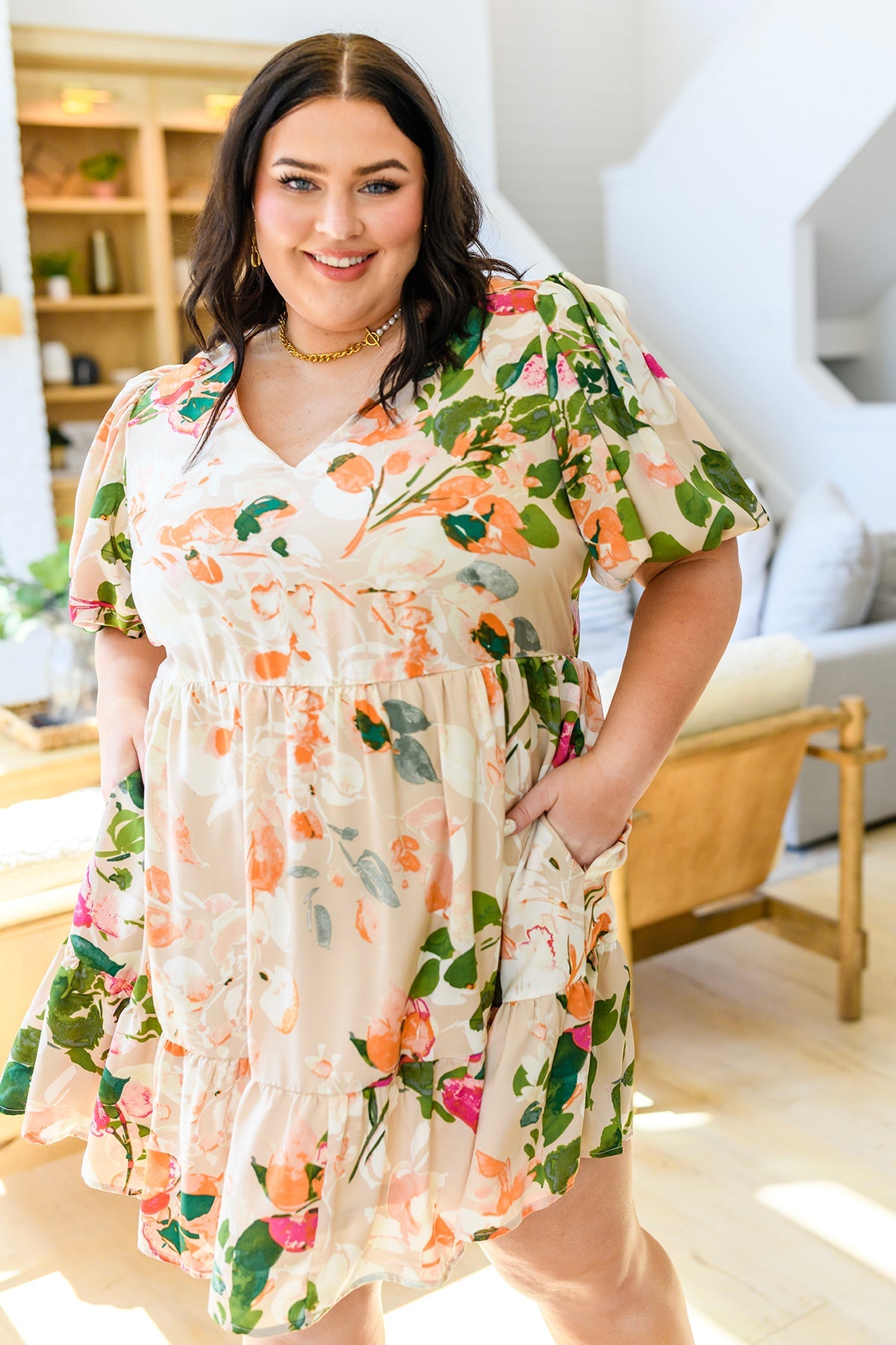 FEELS GOOD FLORAL DRESS